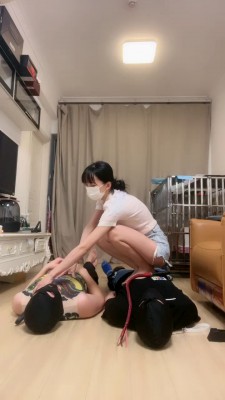 图片[12]_套路直播视频【高难度挑战美学】双M-奴下奴/关狗笼/人肉坐垫/吃袜子闻鞋/踩踏 bf26160_HD绳艺资源