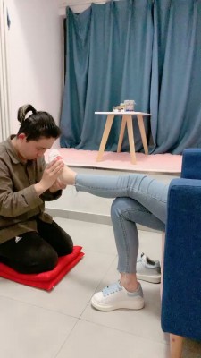 图片[3]_【晚晚公主】逛街后运动鞋+船袜气味羞辱 bf26744_HD绳艺资源