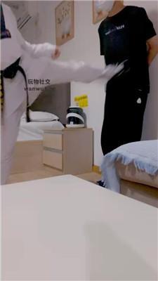 【跆拳道】跆拳道女神高难度挑战虐打 JS240823-6_HD绳艺资源