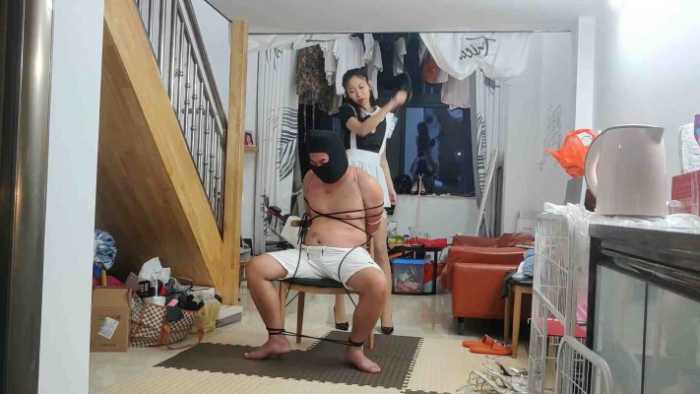 图片[16]_绳艺技巧局：小鱼女神肉丝高跟绳艺技巧，耳光审讯鞭打间谍 YC-250404-4_HD绳艺资源